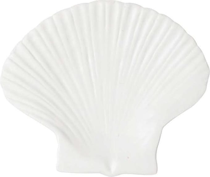 ByOn Schelp Bord Middel, Wit, Porselein