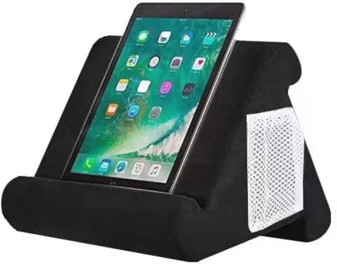 Draagbare Multi-Angle Tabletstandaard met Netvak - Universele Houders voor Tablets, Smartphones en E-Readers
