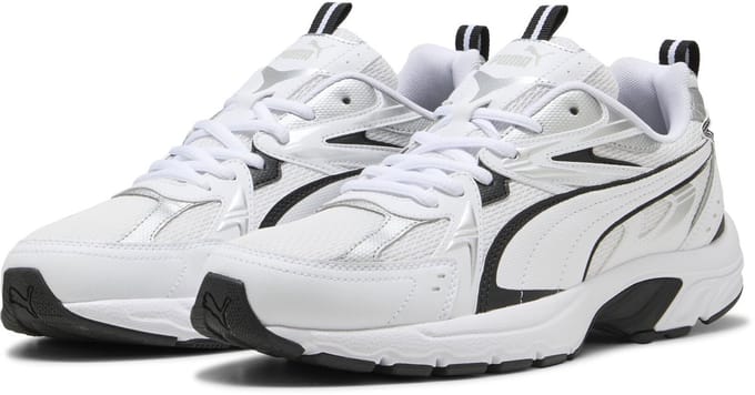 PUMA Milenio tech_ Unisex Sneakers - Puma White-Puma Black-Puma Silver
