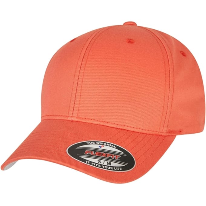 Flexfit Wollige gekamde muts (Pikante Sinaasappel)