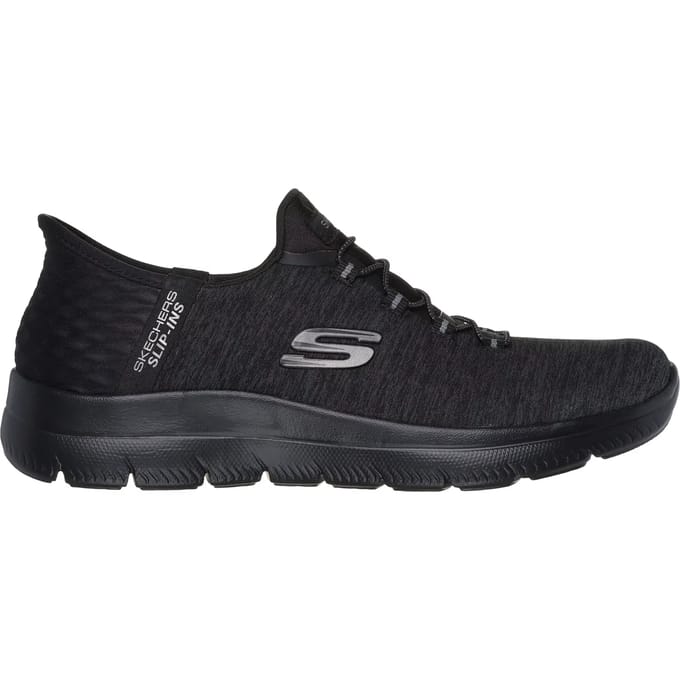 Skechers Slip-ins: Summits dames sneakers - Zwart - Extra comfort - Memory Foam