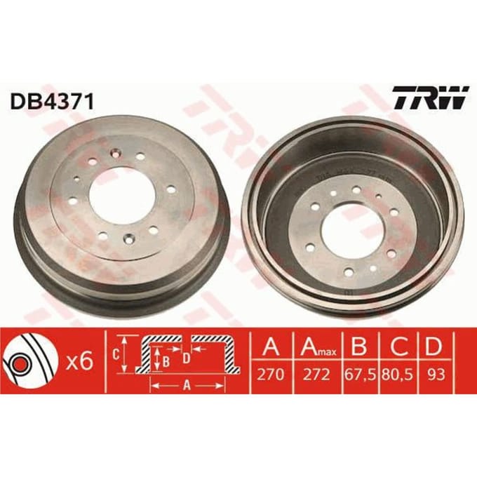Remtrommel TRW DB4371
