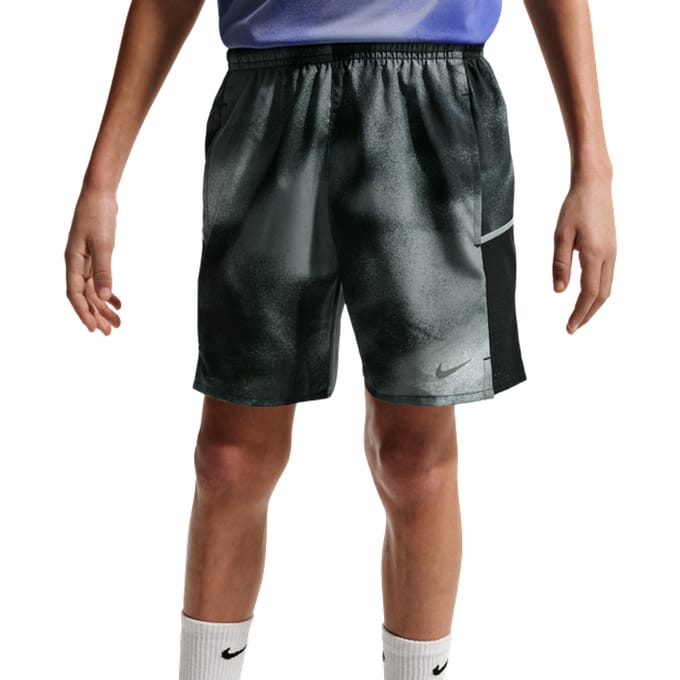 Nike Miler Korte Broeken Kinder - Zwart - Maat 122 - 128 CM - Poly Woven