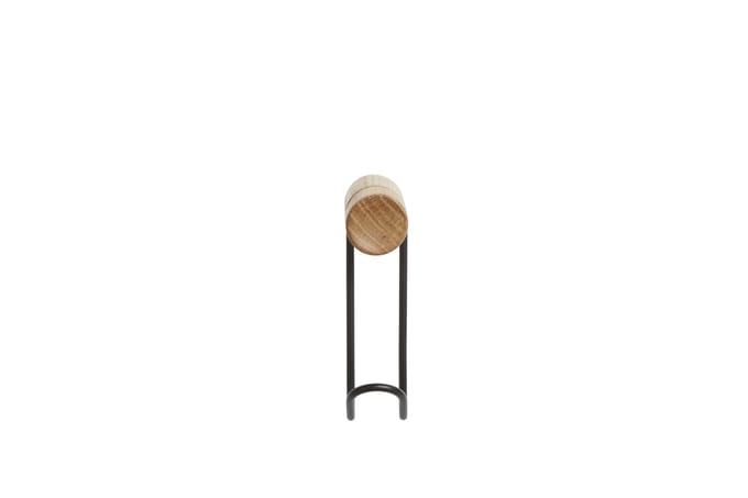 Woud Around Wandhaken - eiken / zwart - small