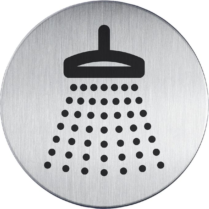 Infobord pictogram durable 4938 douche 83mm | 5 stuks