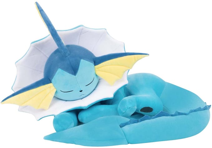 Pokémon Knuffel Pluche Slapende Vaporeon - 45cm