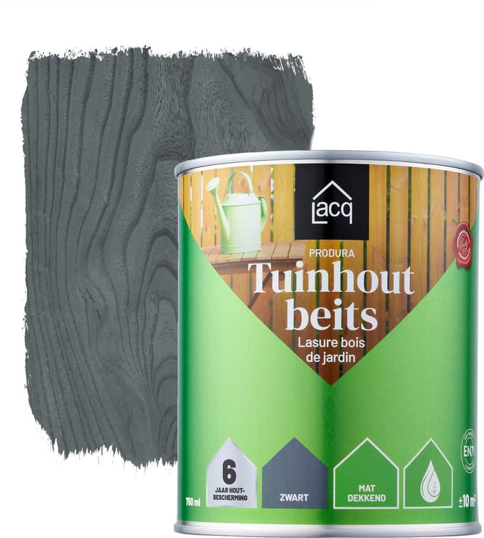 Lacq Tuinhoutbeits - 0.75L - Zwart