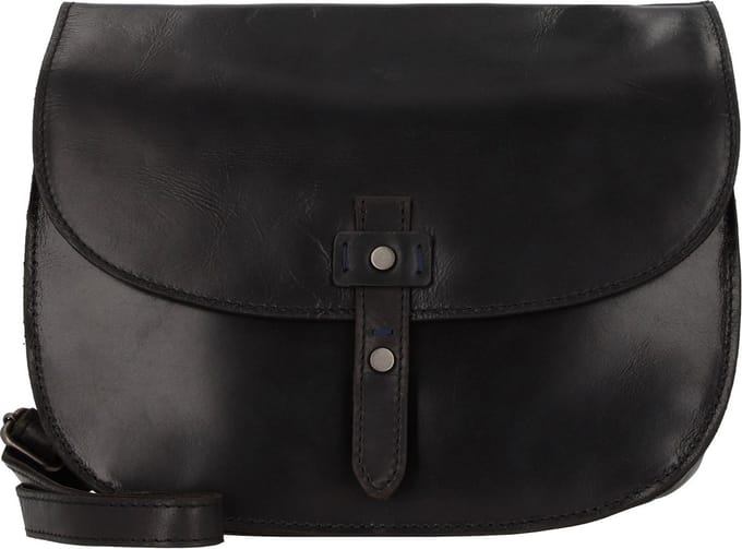 HAROLD'S Leren Schoudertas Aberdeen Slingbag Black Zwart