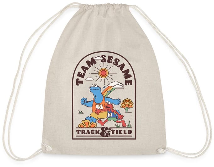 Sesamstraat Team Sesame Atletiek Gymtas