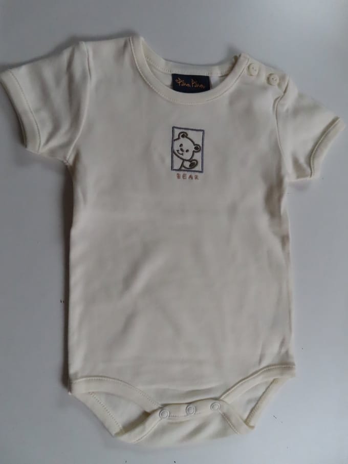Plum plum - 3 Pack - Rompertje - ecru beertje - 1 jaar 80