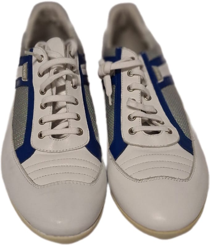 HORNET by Botticelli- SNEAKER-NAPPA-BIANCO-BLEU-LEER -45