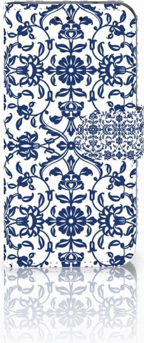 Samsung Galaxy S10e Hoesje Flower Blue