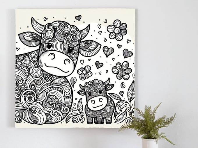 Kunstprint | Wanddecoratie | Dibond | 80 × 80 cm