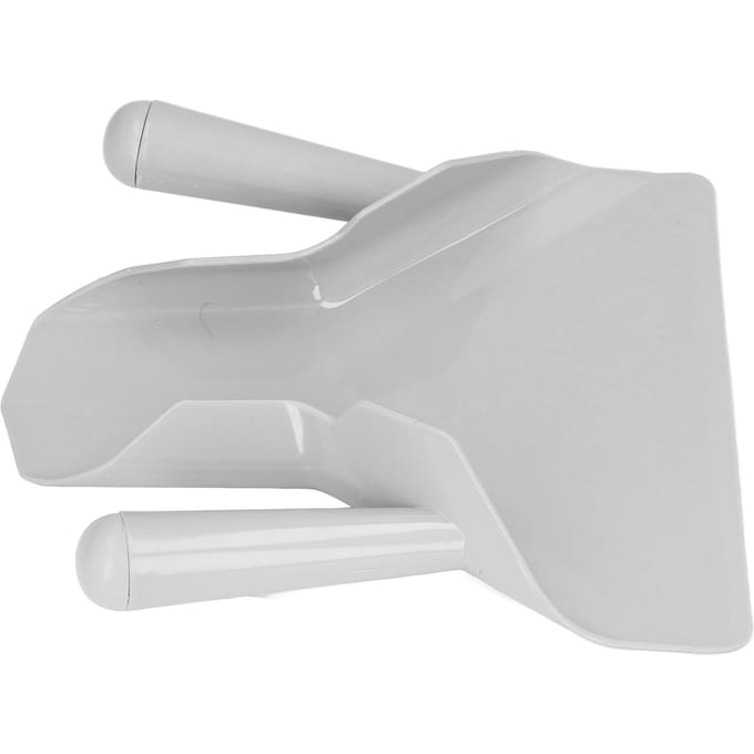 Frietzakschep Commerciële Frietzakschepper Schep Multifunctioneel Snel Vulgereedschap voor Snacks Popcorn Dubbele Handgreep gray
