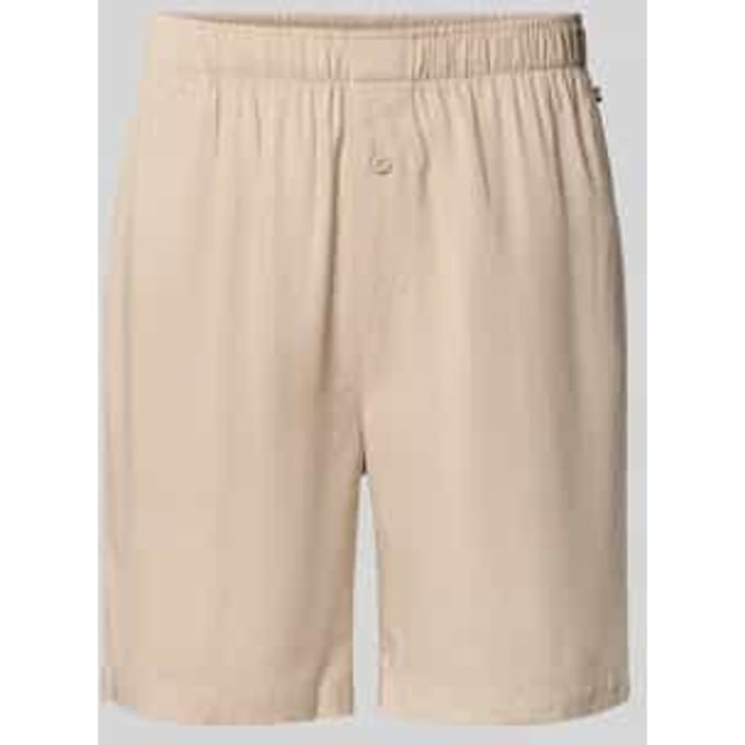 regular fir sweatshorts van mix van viscose en linnen model 'FRESH SHORTS'