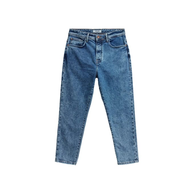 Tapered Jeans met riemlussen Salsa Jeans