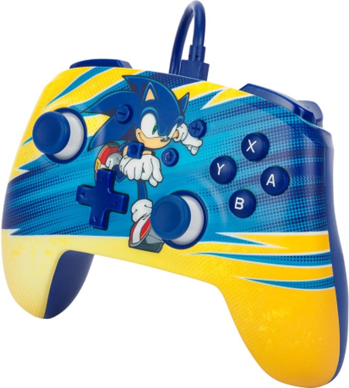 PowerA Geavanceerde bedrade controller voor Nintendo Switch - Sonic Boost - Wired Controller - Nintendo Switch