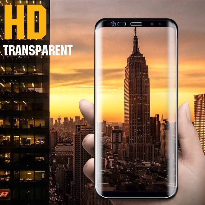 3D Full Cover 9H Screen Protector for Galaxy S8+ _ Clear