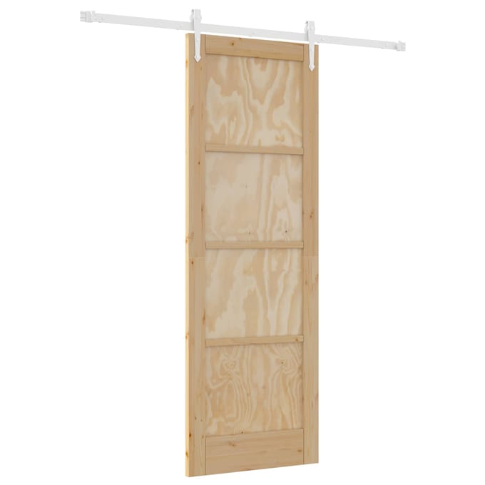 vidaXL - Schuifdeur - ORKDAL - 73,5 - x - 211 - cm - Massief - grenenhout