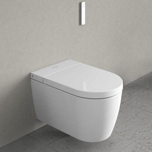 Duravit SensoWash Starck f Plus Compact douche-wc – automatisch deksel & föhn – wit