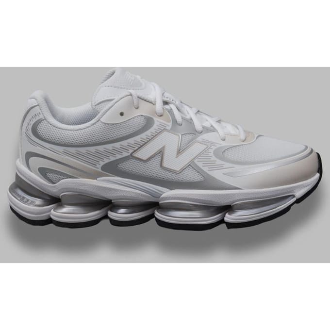 New Balance 2000 - Unisex - White Silver Metallic - Maat EU 37.5