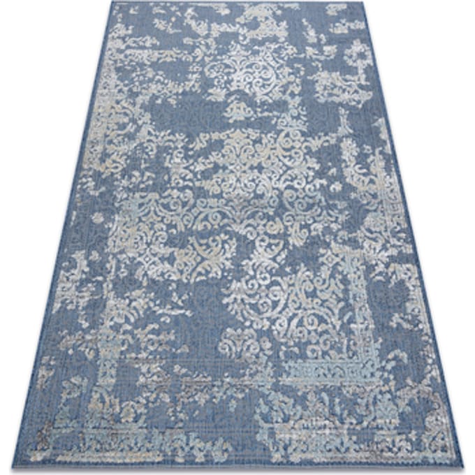 Kleden Rugsx Tapijt Structureel SOLE D3811 Ornament Plat geweve 140x190 cm