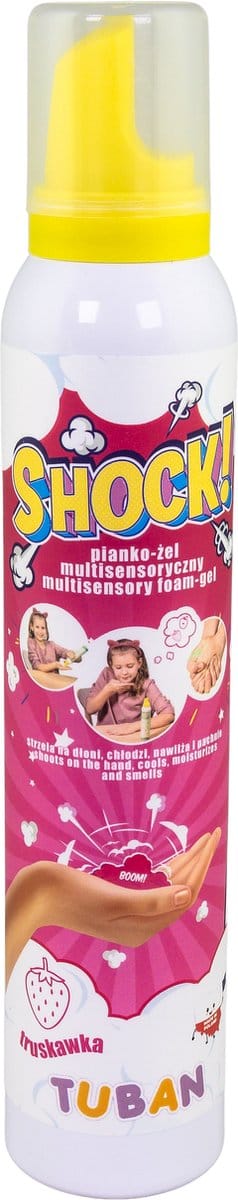 Tuban Shock! - Multisensorische Schuim-Gel - Aardbei 200 Ml