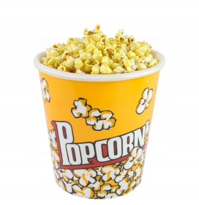 Koopman - Popcornemmer - 2,8L - Grappige Opbergcontainer - Meerkleurig