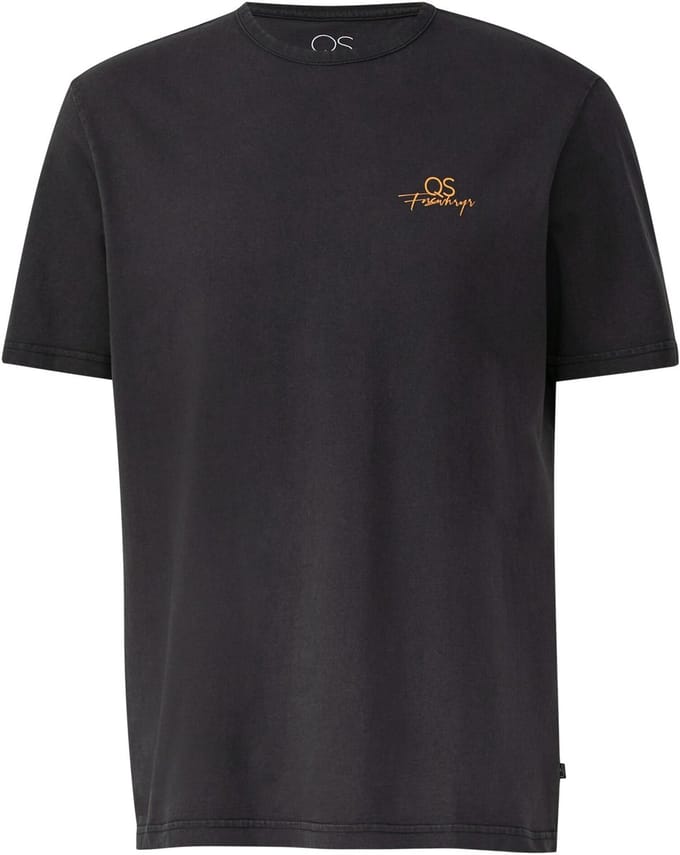 Q/S designed by - Heren t-shirt - Maat L - Mannen - GRIJS - katoen