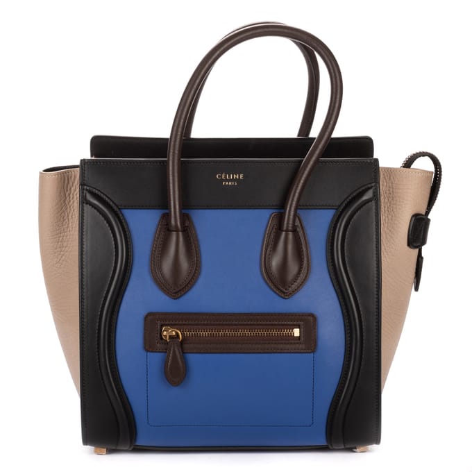 Tricolor Micro Luggage   handtas