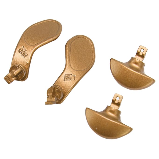 4 stuks Game Controller Achterknoppen Professionele Vervangende Metalen Achterknoppen voor PS5 Edge goud