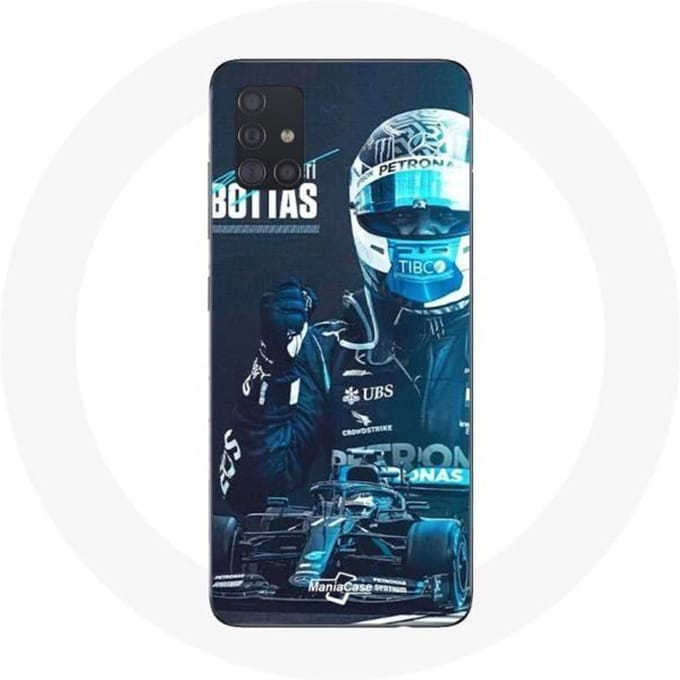 Case voor Samsung Galaxy A71 Formule 1 Valtteri Bottas snel racen