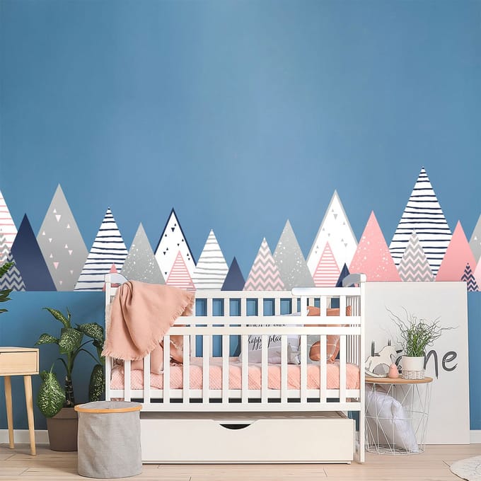 Scandinavische bergstickers voor kinderen, Zalnaka, 60 x 100 cm