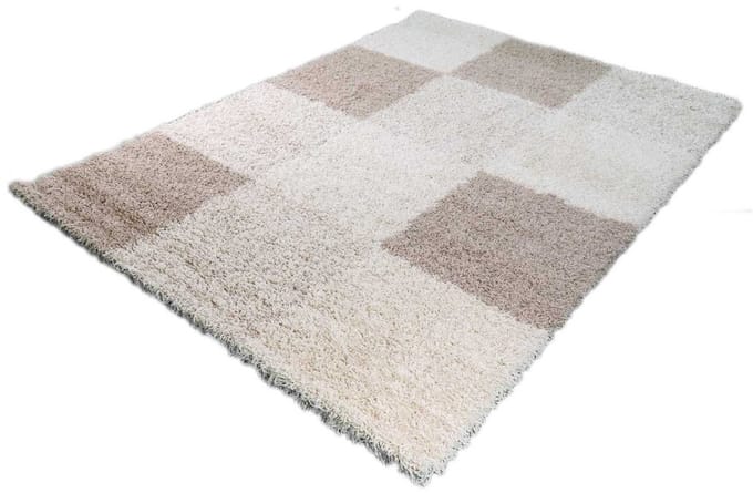 Vloerkleed Shaggy Plus 910 Cream 80x150 cm