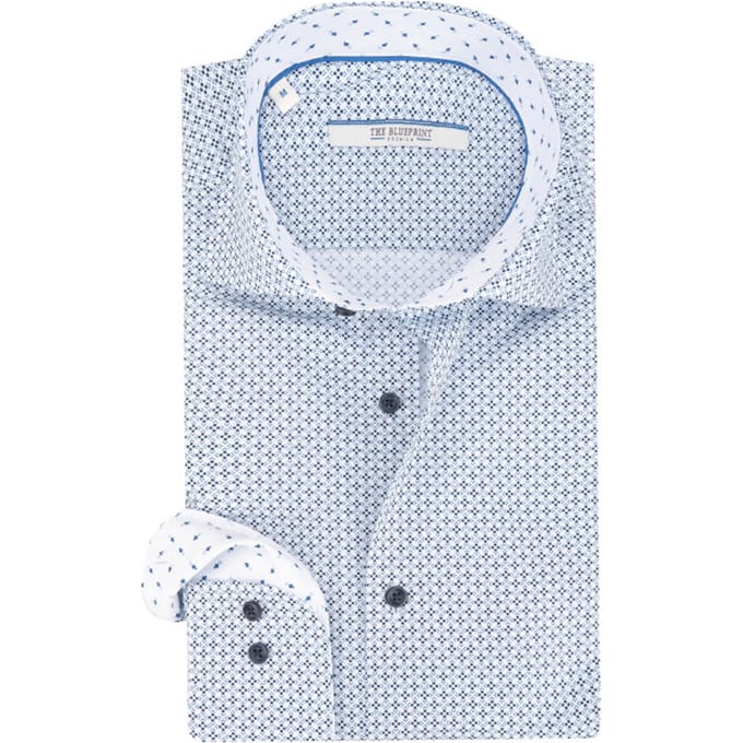 The Blueprint trendy overhemd met lange mouwen