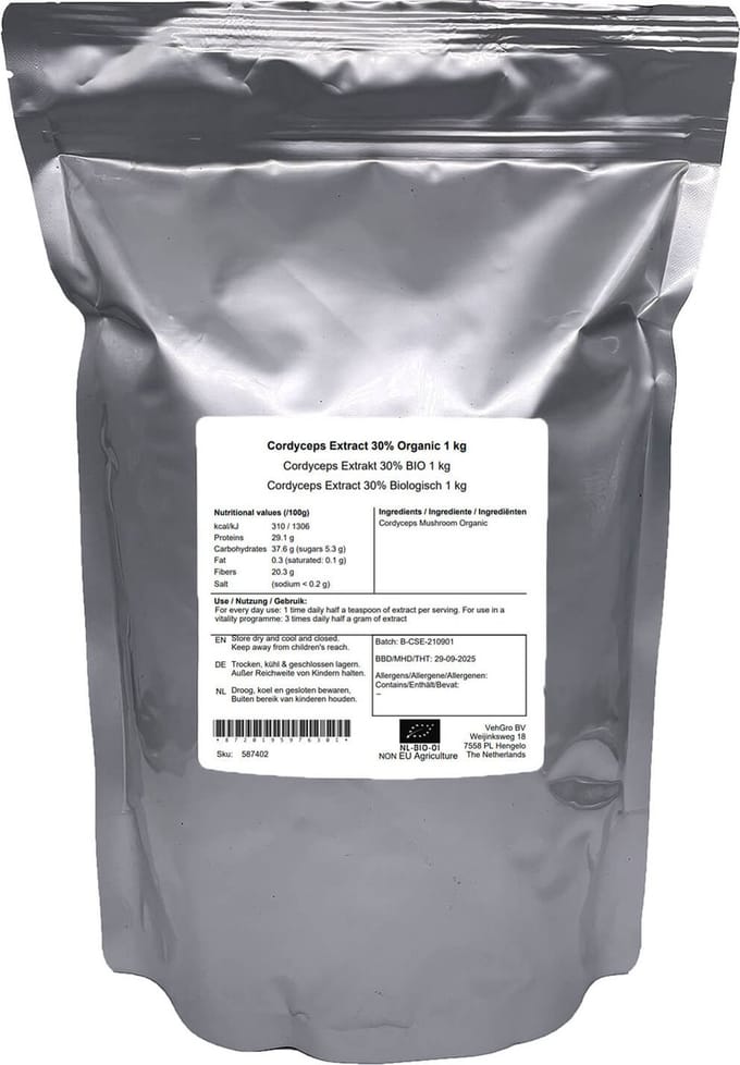 Cordyceps Sinensis Extract 30% - 1 Kg - VehGro