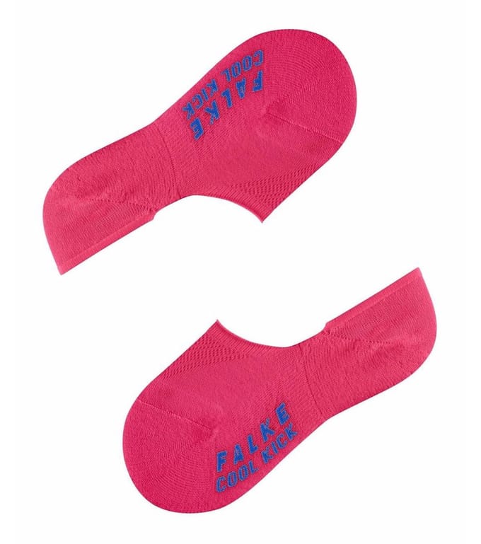FALKE Cool Kick onzichtbar eenkleurig functioneel materiaal footies kinderen pink - maat 27-30