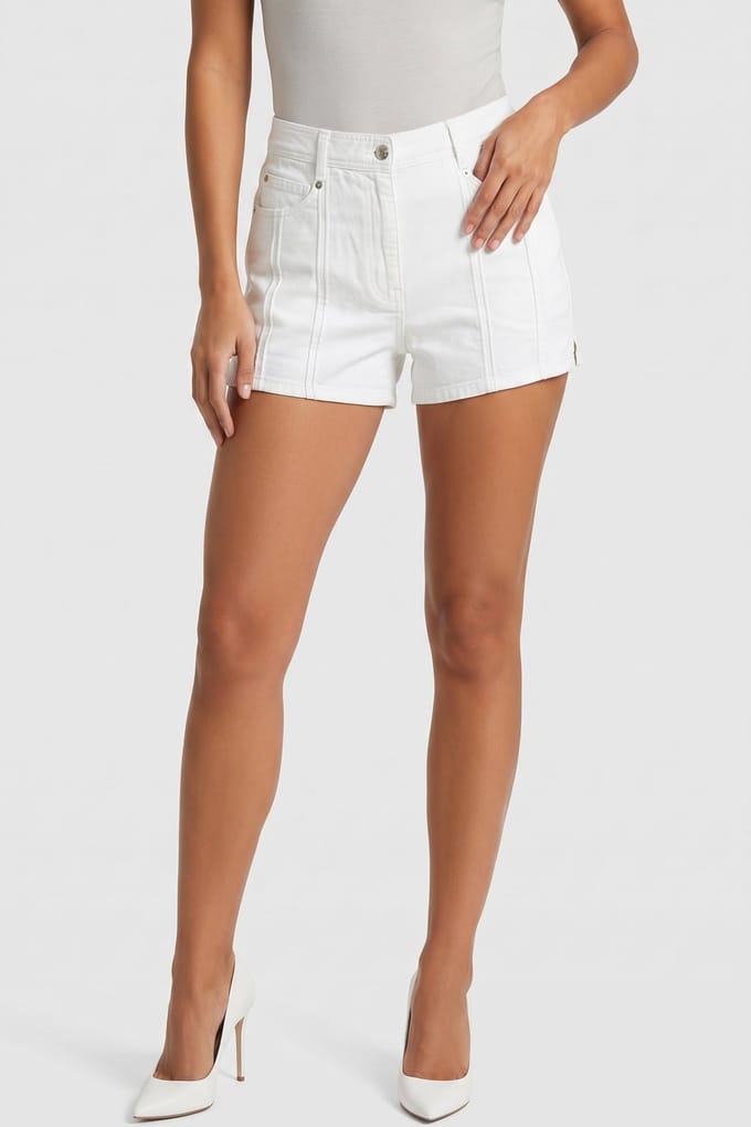 IRO Paris Cilas Short Natural White Größe: W27 | Kurze Sporthosen Outlet | Damen | Weiß