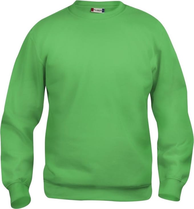 Clique Basic Roundneck Junior 021020 - Appel-groen - 150-160