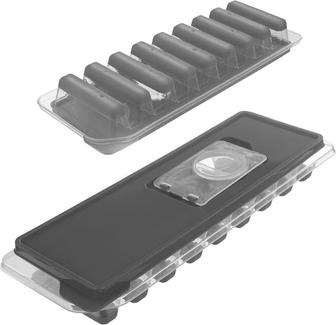 Ijsblokjesvorm Silicone met Deksel 26,5x9,5 cm - Ijsblokjes