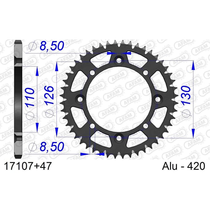 Tandwiel Afam 420 47 dents