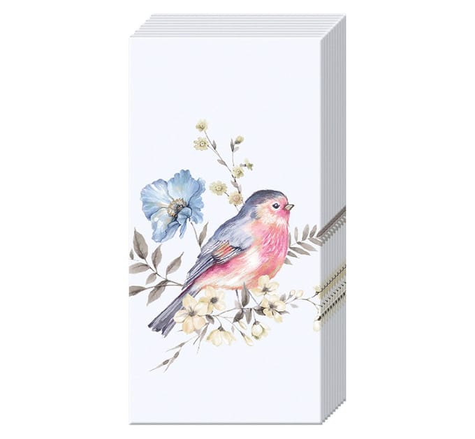 Papieren zakdoeken "Birds"
