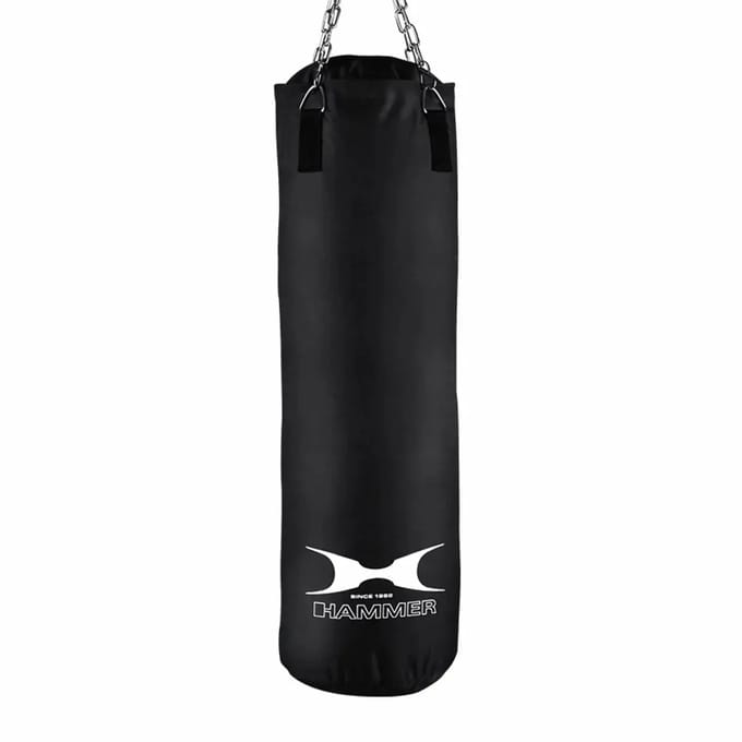 Hammer Boxing Bokszak Fit, Zwart, 100x30 cm