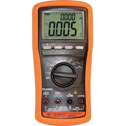 Tempo Communications MM810 Multimeter Digitaal CAT IV 1000 V Weergave (counts): 9999
