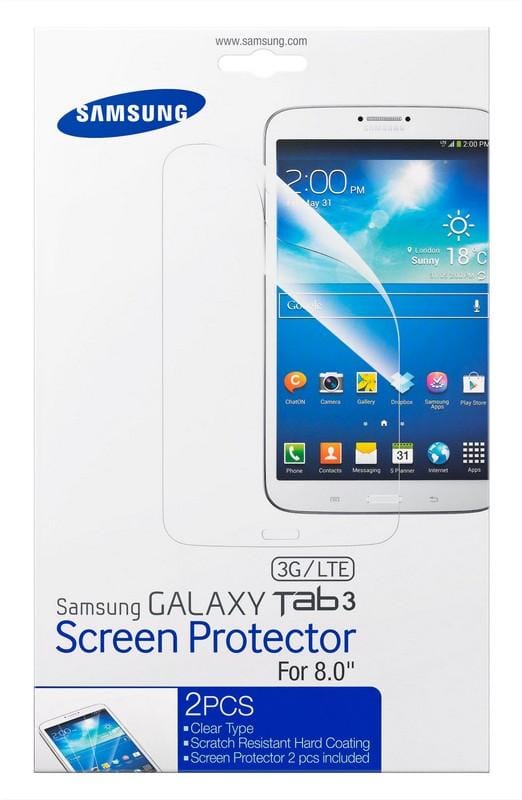 Samsung Screenprotector Tab3 8.0 - Clear