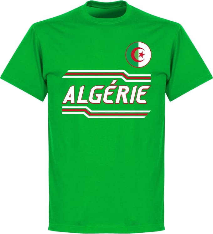 Algerije Team T-Shirt - Groen - S