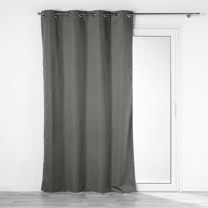 Verduisterend Gordijn Met Ringen 140 cm x 260 cm Bexley Grey