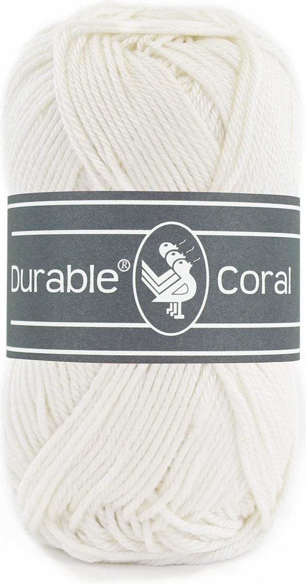 Durable Coral - 326 ivory - Gemerceriseerd Katoen Garen