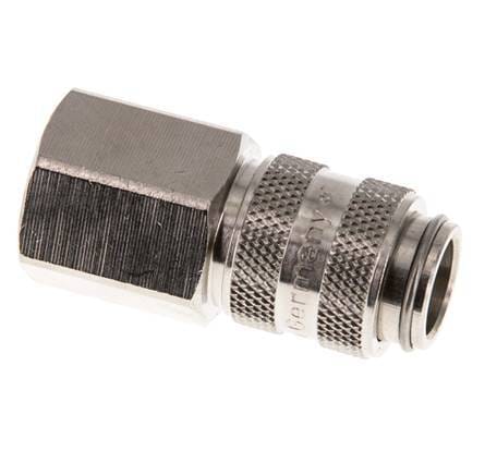 Vernikkeld Messing DN 5 Luchtkoppeling Snelkoppeling G 1/4 inch Binnendraad