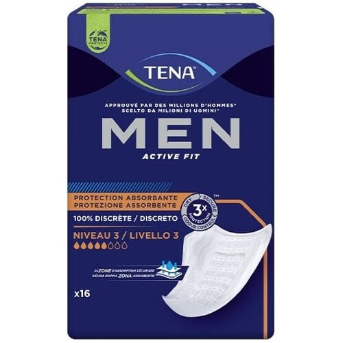 Tena Men Active Fit Level 3 - 18 pakken van 16 stuks